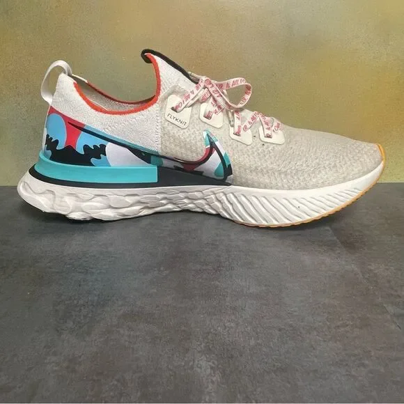 Nike React Infinity Run Flyknit A.I.R. Sail Men’s Sneakers Size 14 - Picture 14 of 16
